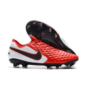 Nike Tiempo Legend Elite FG Červené Bílý Černá